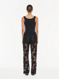 KIVARI | Jaxon Lace Pant - Black Lace