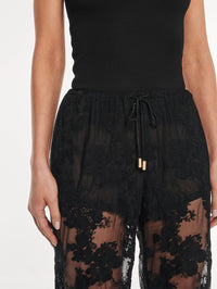 KIVARI | Jaxon Lace Pant - Black Lace