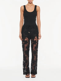 KIVARI | Jaxon Lace Pant - Black Lace