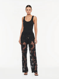 KIVARI | Jaxon Lace Pant - Black Lace