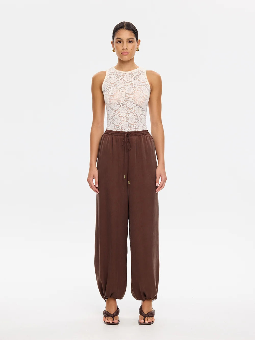 KIVARI | Bonnie Lace Tank - Ivory