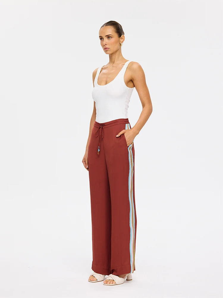 KIVARI | Enzo Pant - Maroon
