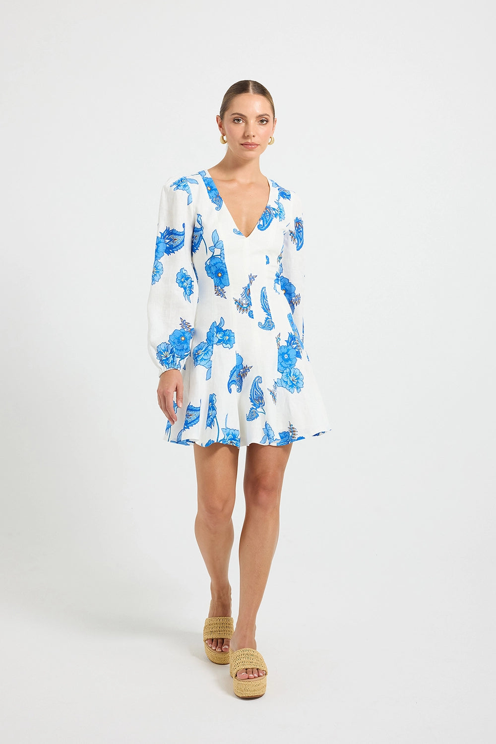 Pasduchas | Artisan Mini Dress - Azure