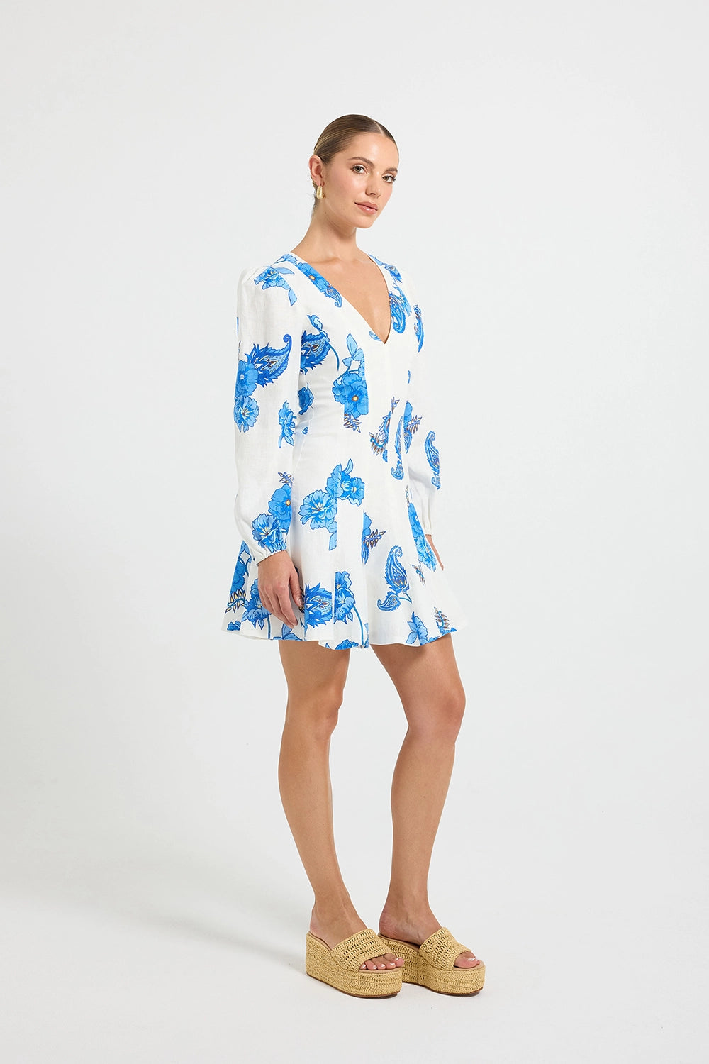 Pasduchas | Artisan Mini Dress - Azure