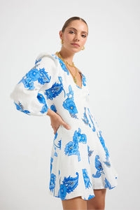 Pasduchas | Artisan Mini Dress - Azure