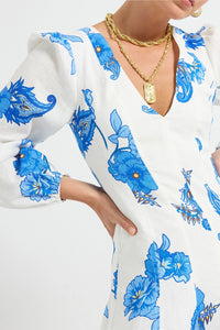 Pasduchas | Artisan Mini Dress - Azure