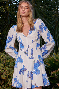 Pasduchas | Artisan Mini Dress - Azure