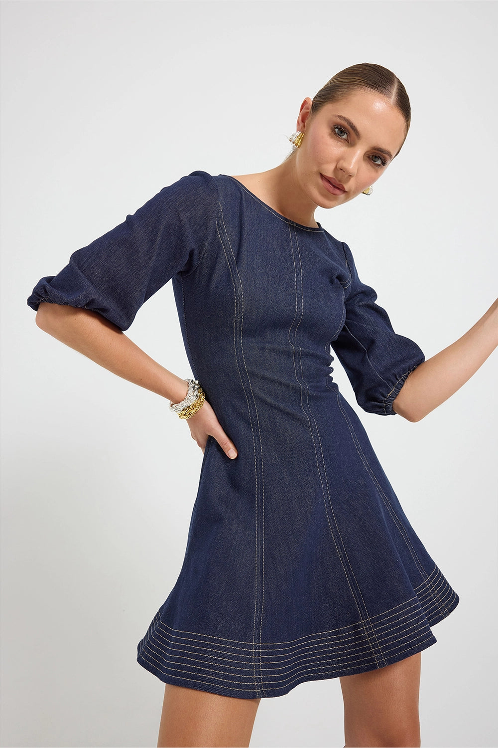 Pasduchas | Indie Mini Dress - Indigo