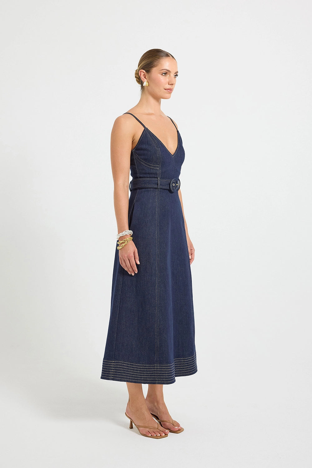 Pasduchas | Indie Flared Midi - Indigo