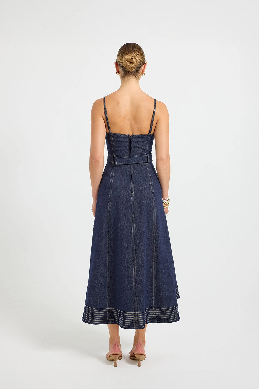 Pasduchas | Indie Flared Midi - Indigo