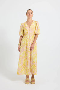 Pasduchas | Palma Button Midi - Pink Palm