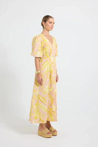 Pasduchas | Palma Button Midi - Pink Palm