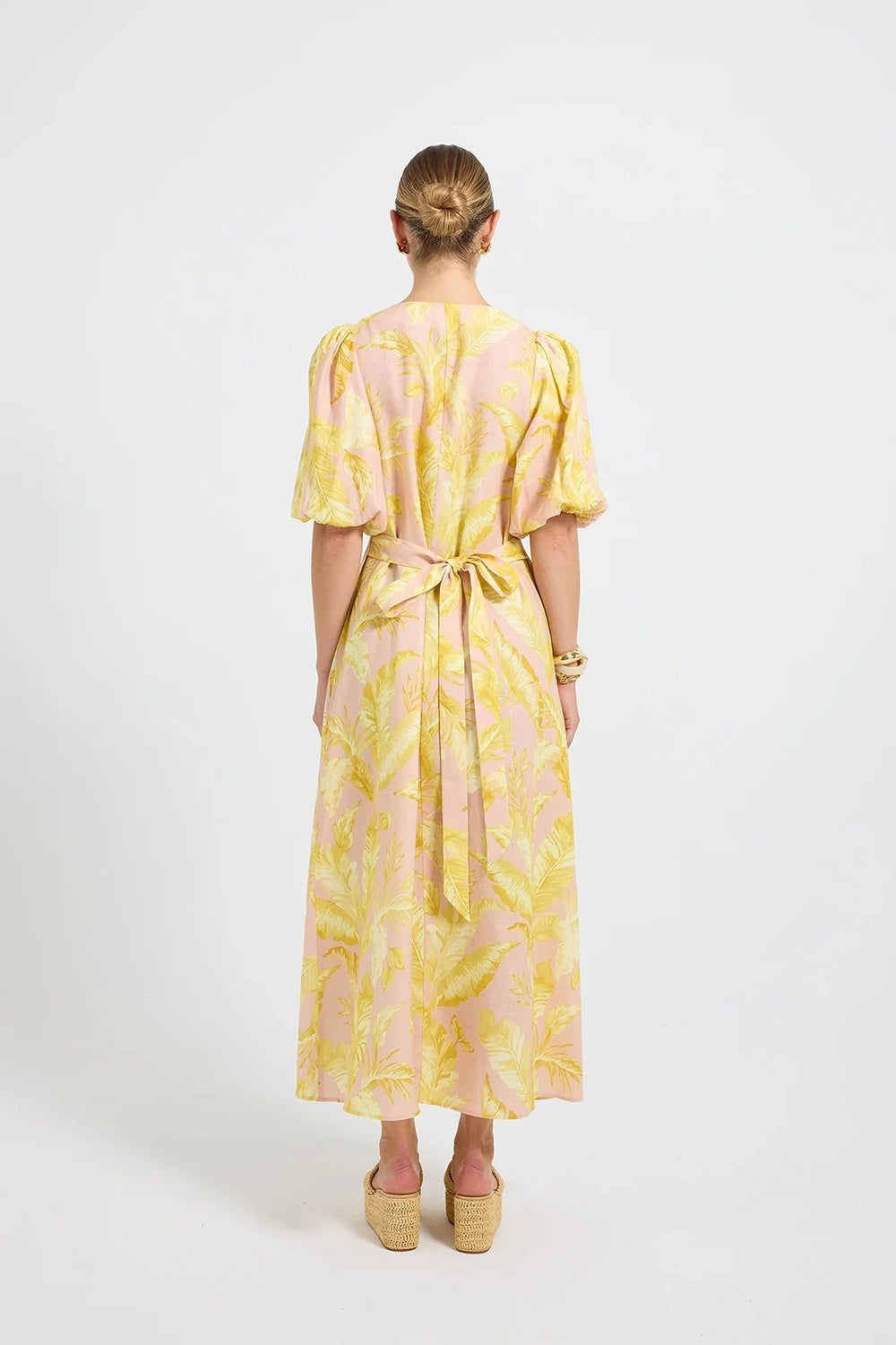 Pasduchas | Palma Button Midi - Pink Palm