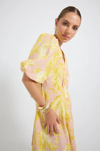 Pasduchas | Palma Button Midi - Pink Palm