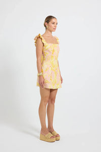 Pasduchas | Palma Mini Dress - Pink Palm
