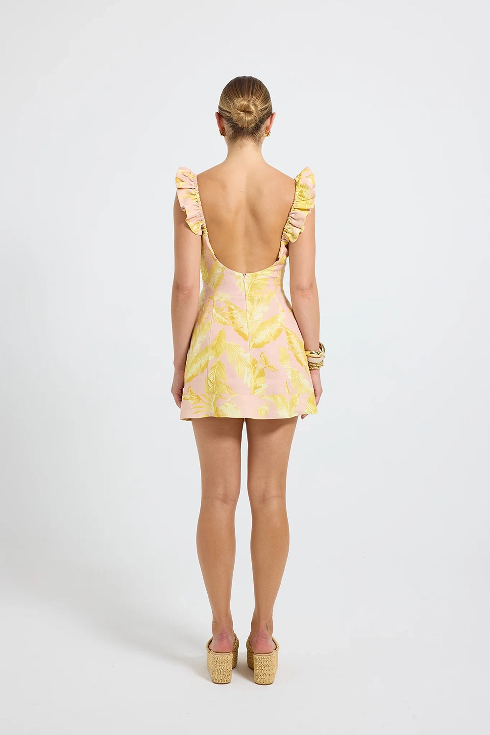 Pasduchas | Palma Mini Dress - Pink Palm