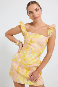 Pasduchas | Palma Mini Dress - Pink Palm