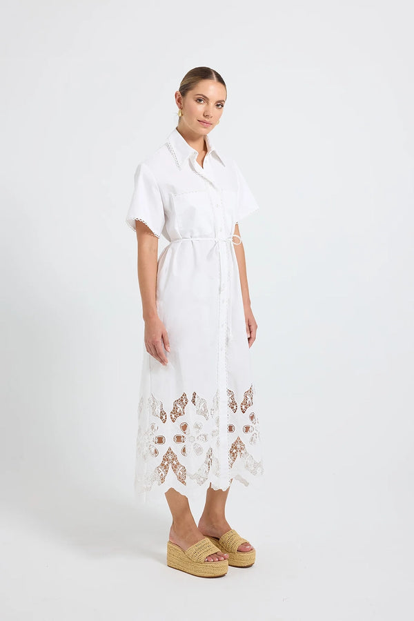 Pasduchas | Orla Shirt Midi - White