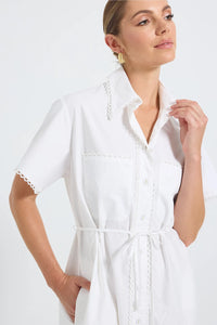 Pasduchas | Orla Shirt Midi - White