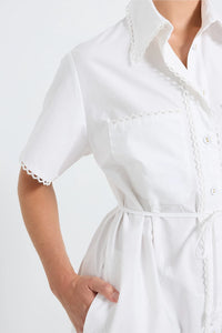 Pasduchas | Orla Shirt Midi - White