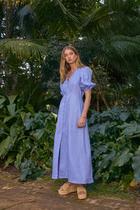 Pasduchas | Vera Button Midi - Ocean