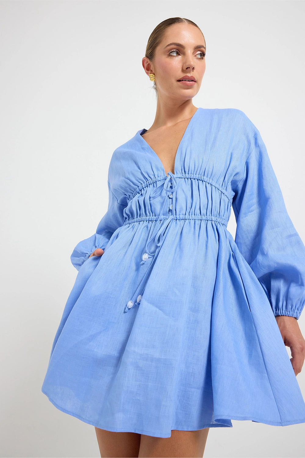 Pasduchas | Vera Mini Dress - Ocean