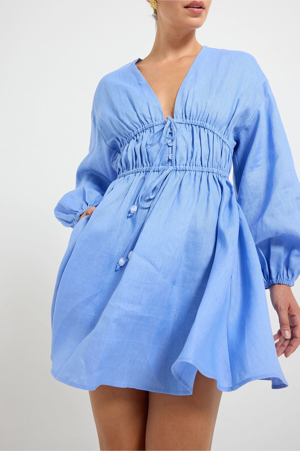 Pasduchas | Vera Mini Dress - Ocean