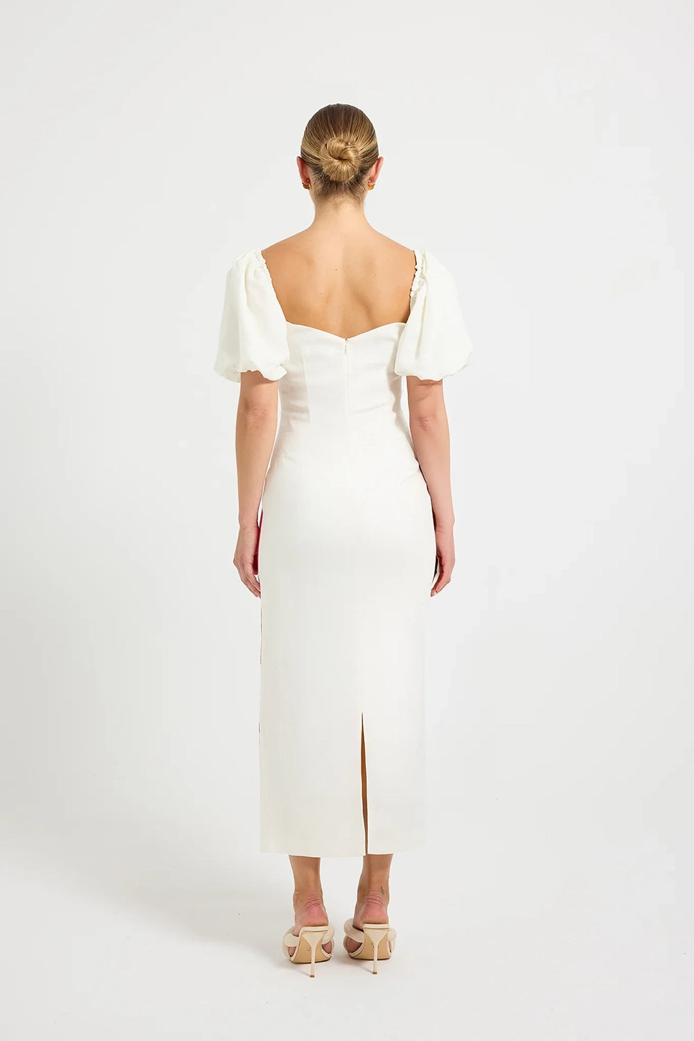 Pasduchas | Aurelia Sleeve Midi - Magenta Floral