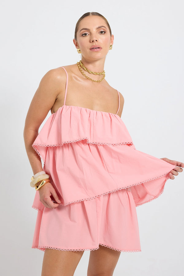 Pasduchas | Stevie Tiered Mini Dress - Paw Paw