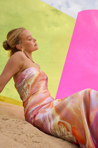 Pasduchas | Siren Strapless Midi - Pearl