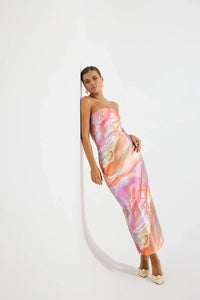 Pasduchas | Siren Strapless Midi - Pearl