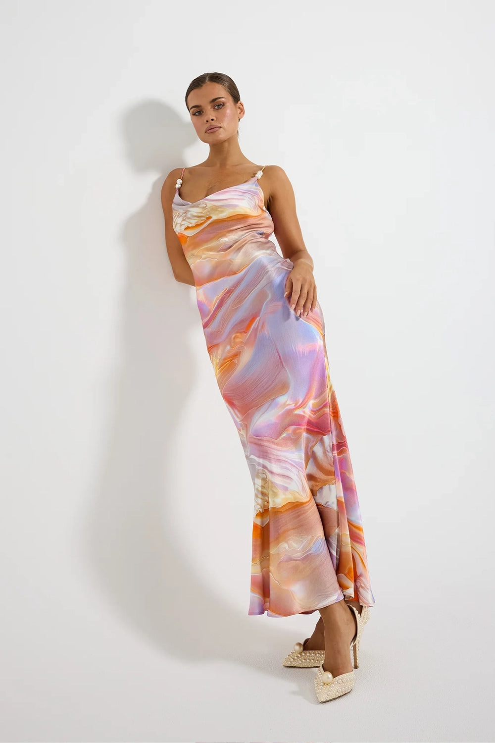 Pasduchas | Halo Cowl Maxi - Pearl