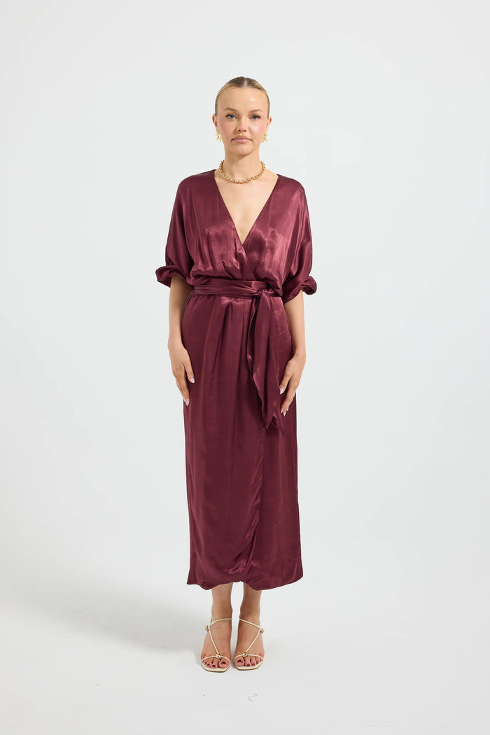 Pasduchas | Quinn Wrap Midi - Cherries Jubilee
