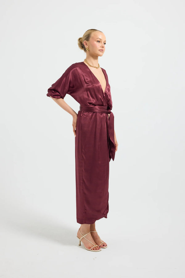Pasduchas | Quinn Wrap Midi - Cherries Jubilee