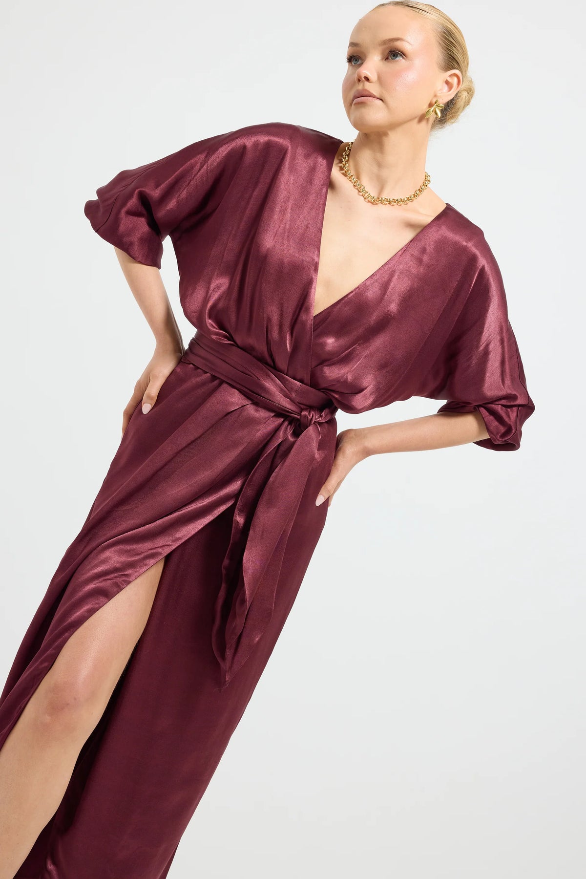 Pasduchas | Quinn Wrap Midi - Cherries Jubilee