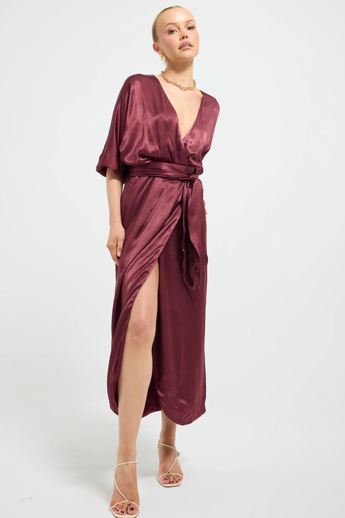 Pasduchas | Quinn Wrap Midi - Cherries Jubilee