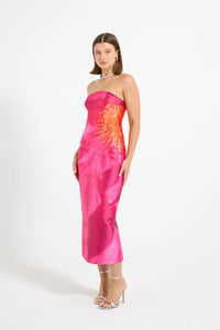 Pasduchas | Thea Fitted Midi - Pink Camellia