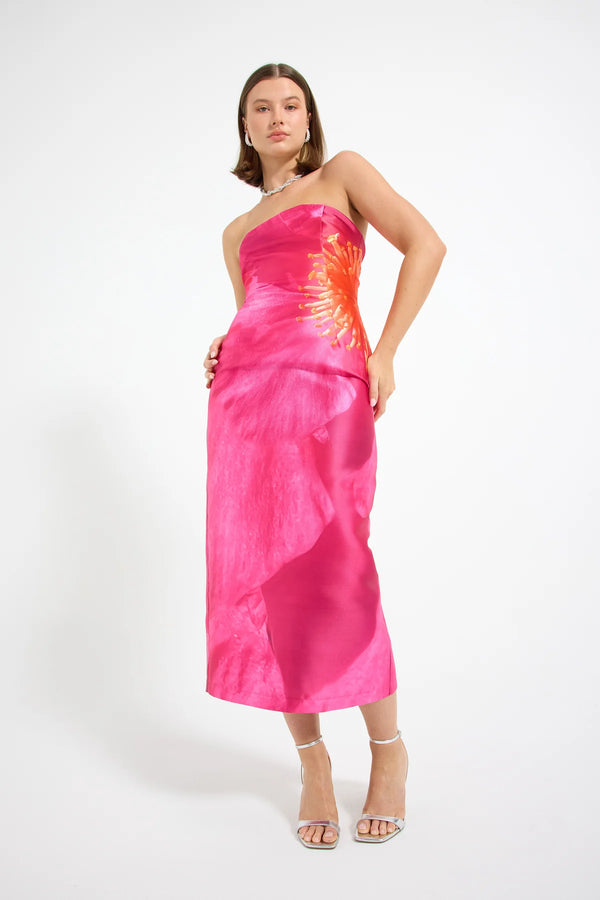 Pasduchas | Thea Fitted Midi - Pink Camellia