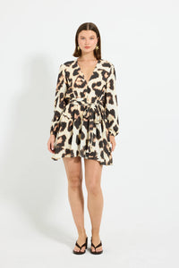 Pasduchas | Alba Mini Dress - Leopard