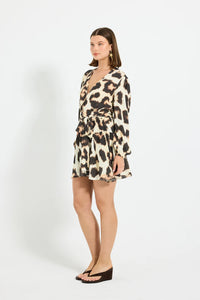 Pasduchas | Alba Mini Dress - Leopard