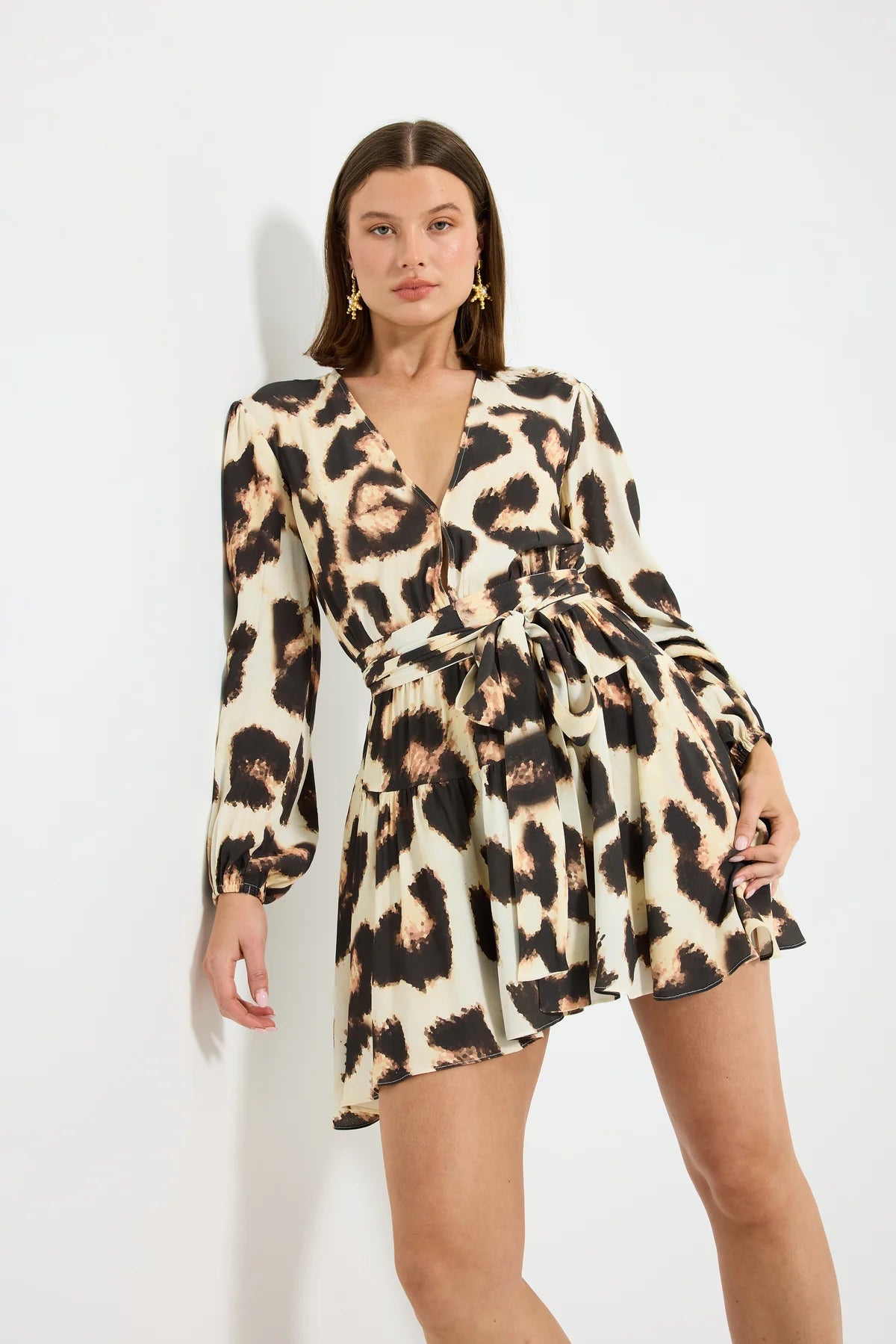 Pasduchas | Alba Mini Dress - Leopard