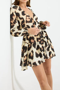 Pasduchas | Alba Mini Dress - Leopard