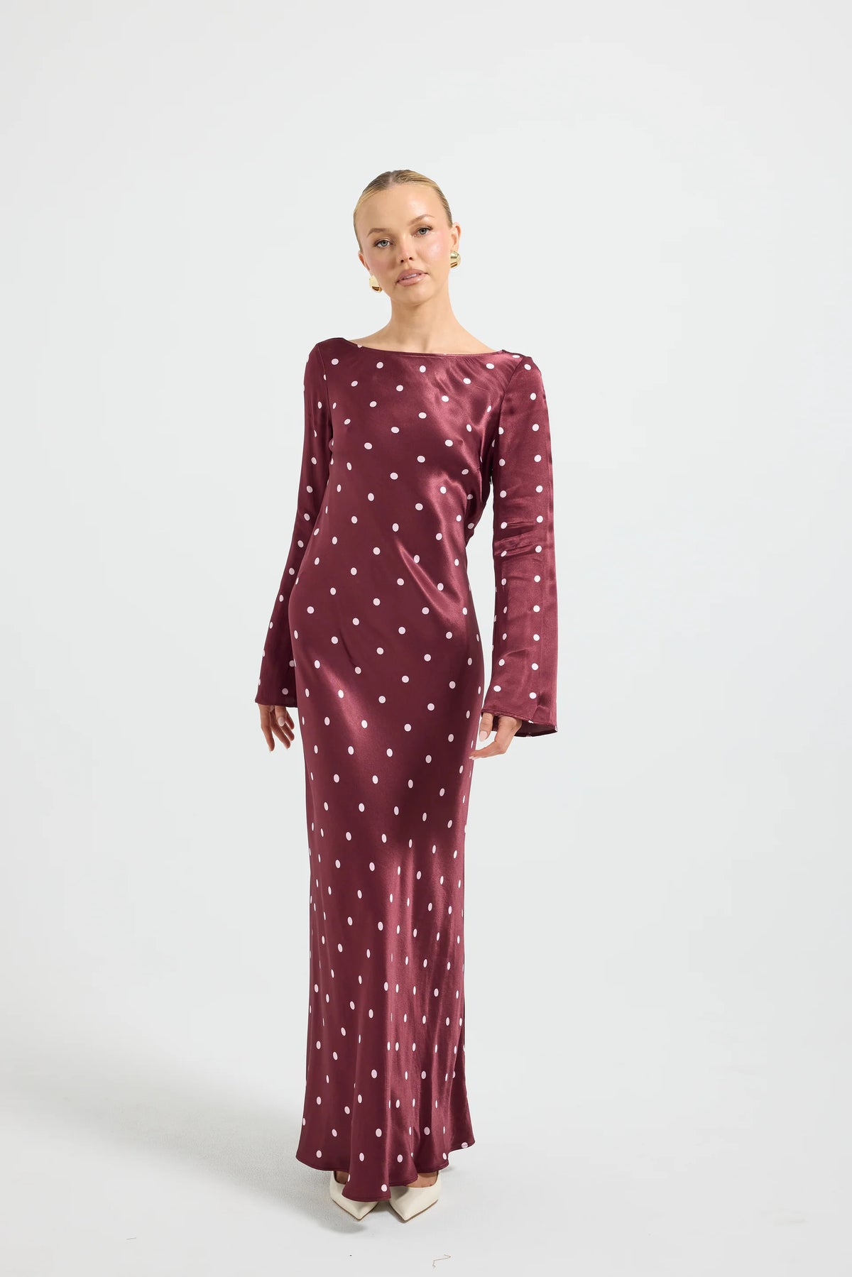 Pasduchas | Rowan Sleeve Midi - Cherry/Pink Spot