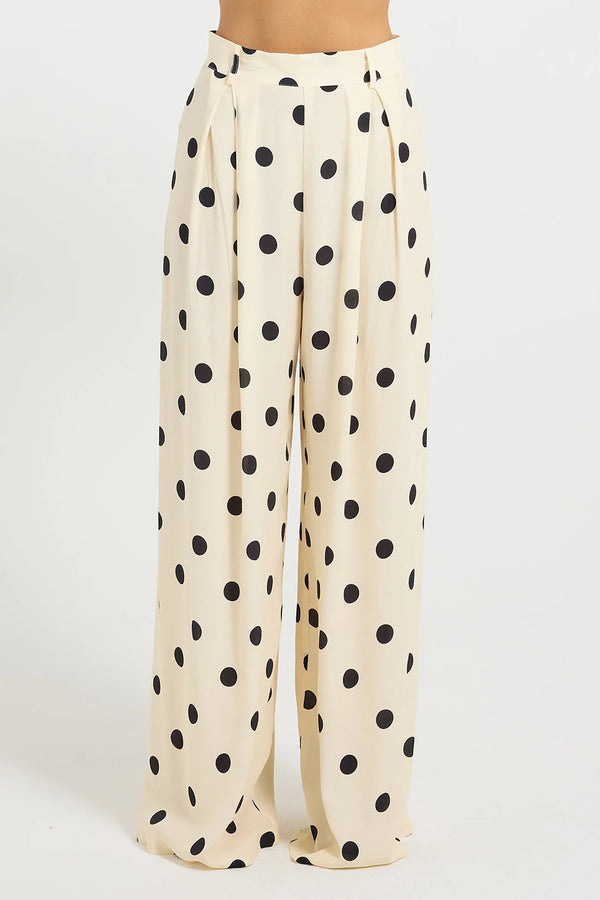Pasduchas | Sophia Pant - Cream/Black