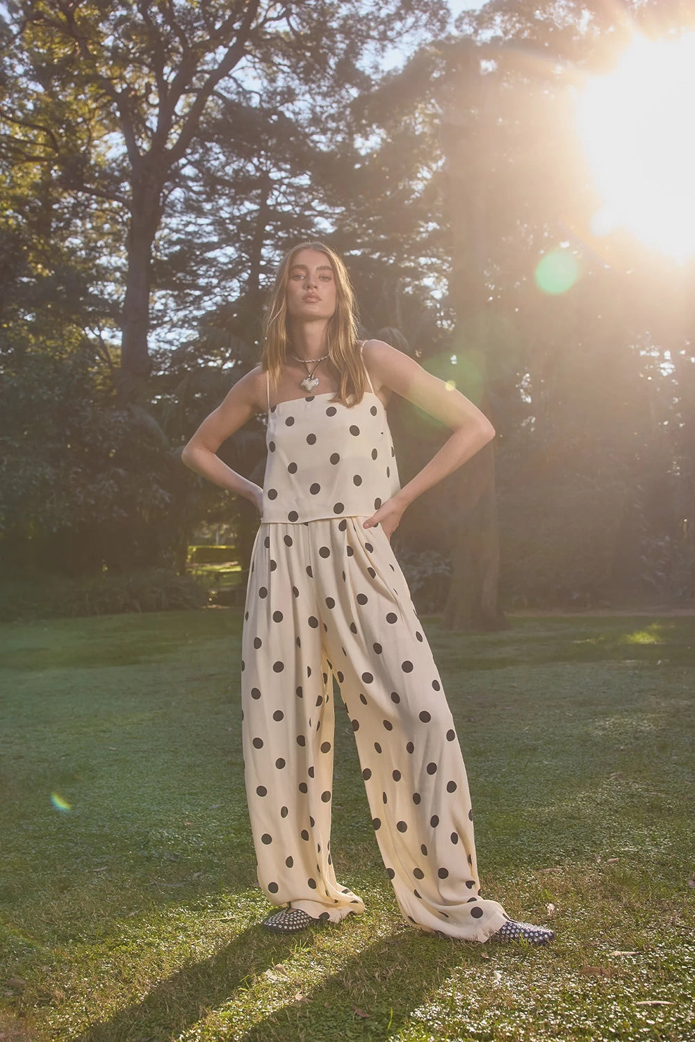 Pasduchas | Sophia Pant - Cream/Black