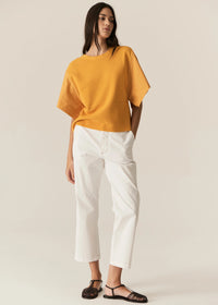 POL | FERN TAPERED PANT - WHITE