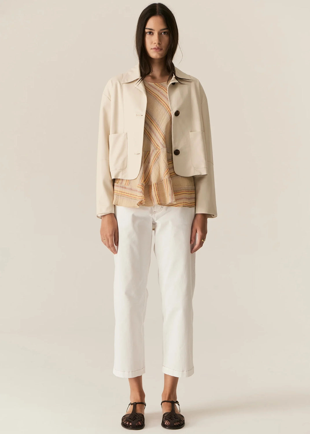 POL | BELMOND JACKET - ECRU