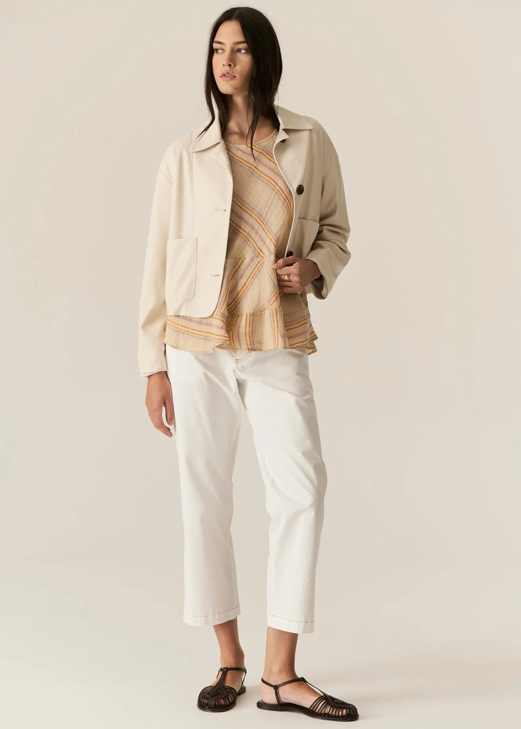 POL | BELMOND JACKET - ECRU