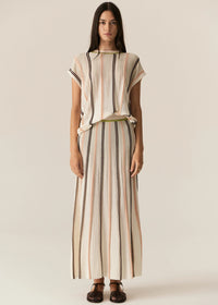 POL | TEDD KNIT TEE - NATURAL/IVORY