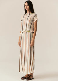 POL | TEDD KNIT TEE - NATURAL/IVORY